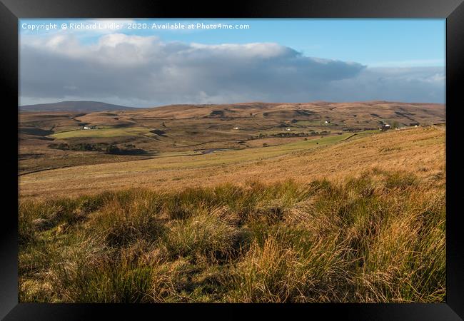 Winter Sun, Harwood, Upper Teesdale (2) Framed Print by Richard Laidler