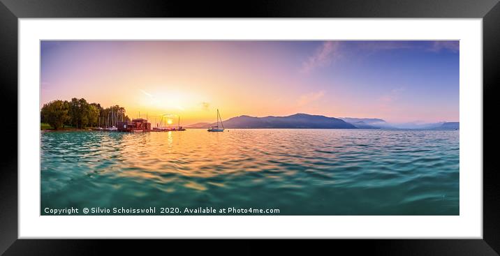 morning mood Framed Mounted Print by Silvio Schoisswohl