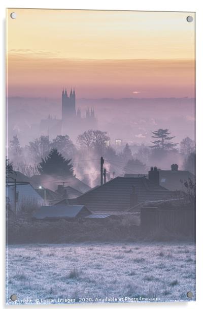 Frosty Sunrise Canterbury Acrylic by Wayne Lytton