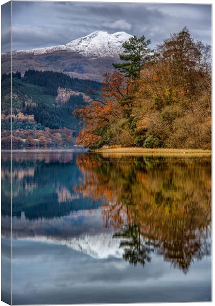 Reflections of Ben Lomond Canvas Print by George Robertson