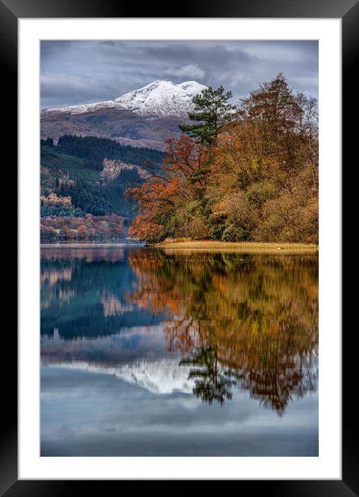Reflections of Ben Lomond Framed Mounted Print by George Robertson