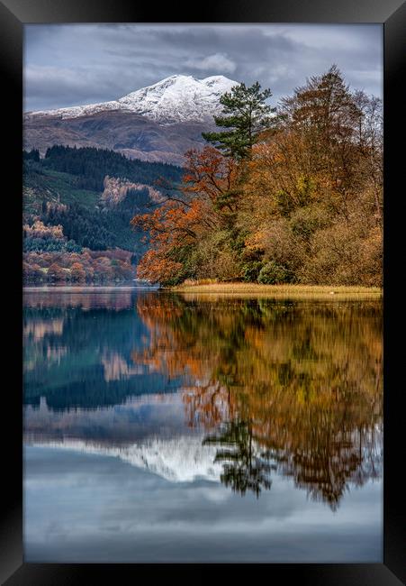 Reflections of Ben Lomond Framed Print by George Robertson