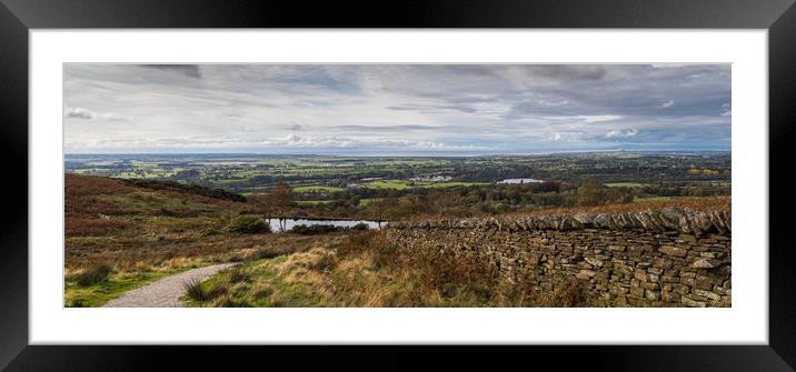 Views over the River Wyre and Scorton Framed Mounted Print by Jason Wells