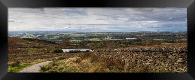 Views over the River Wyre and Scorton Framed Print by Jason Wells