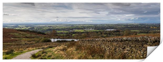 Views over the River Wyre and Scorton Print by Jason Wells