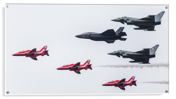 Best of the Royal Air Force Acrylic by Jason Wells