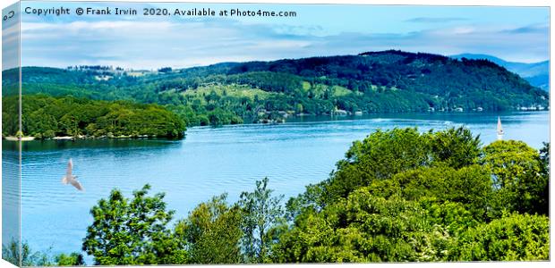 Windermere, UK Lake District Canvas Print by Frank Irwin