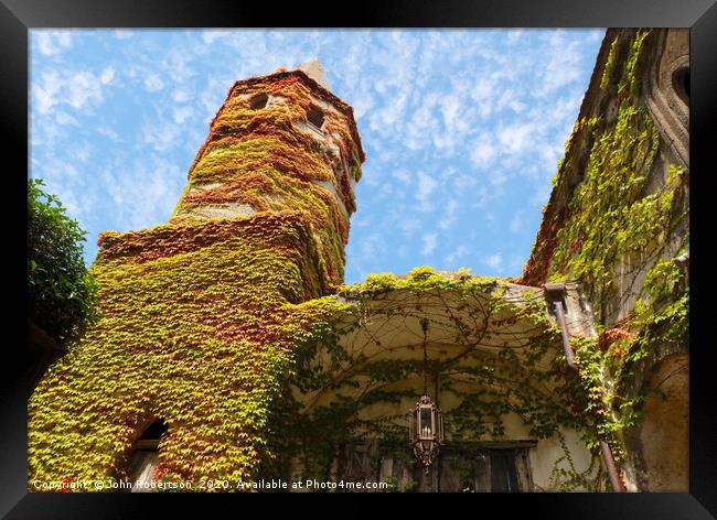 Cimbrone Gardens, Ravello, Italy Framed Print by John Robertson