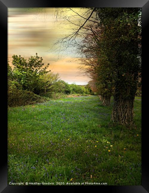 The English Hedgerow Framed Print by Heather Goodwin