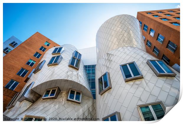 The Ray and Maria Strata Center, MIT Print by Martin Williams
