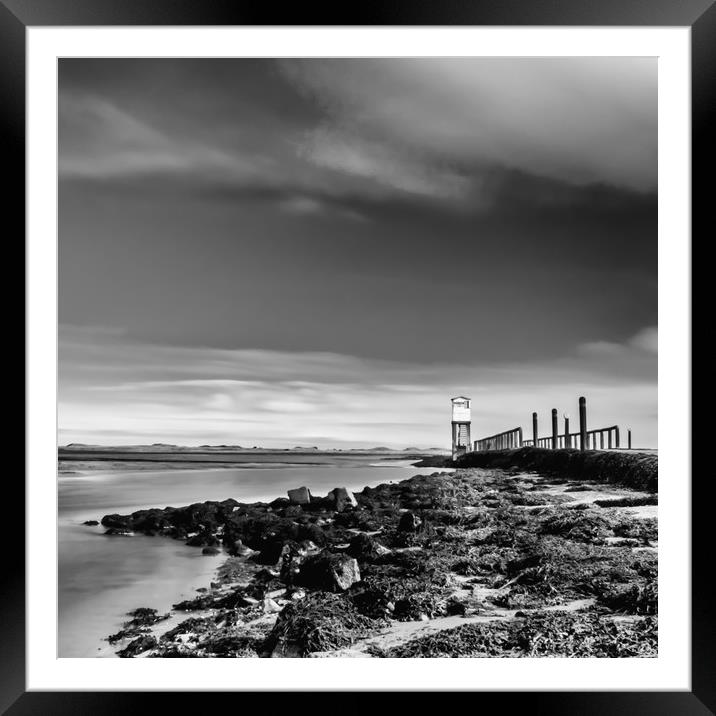 Over the Lindisfarne Refuge  Framed Mounted Print by Naylor's Photography
