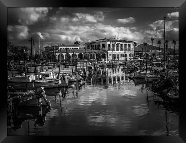 The Port Framed Print by Perry Johnson