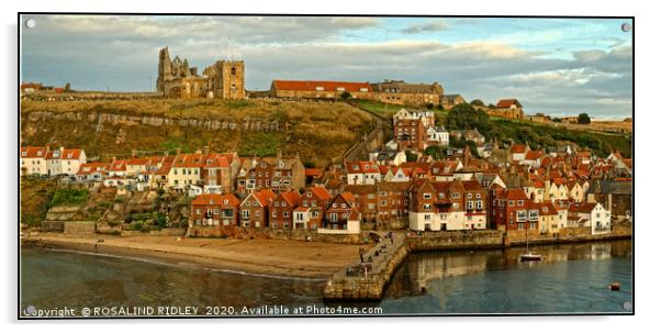 "Whitby Panorama" Acrylic by ROS RIDLEY