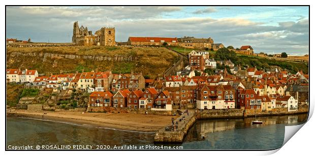 "Whitby Panorama" Print by ROS RIDLEY