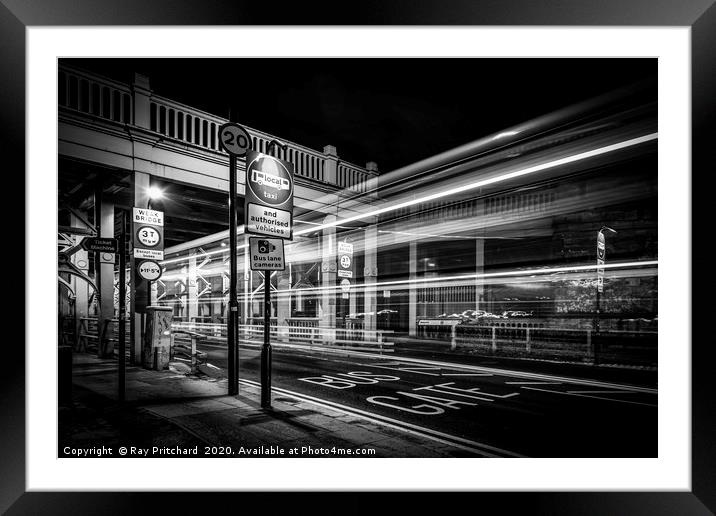High Level Bus Framed Mounted Print by Ray Pritchard