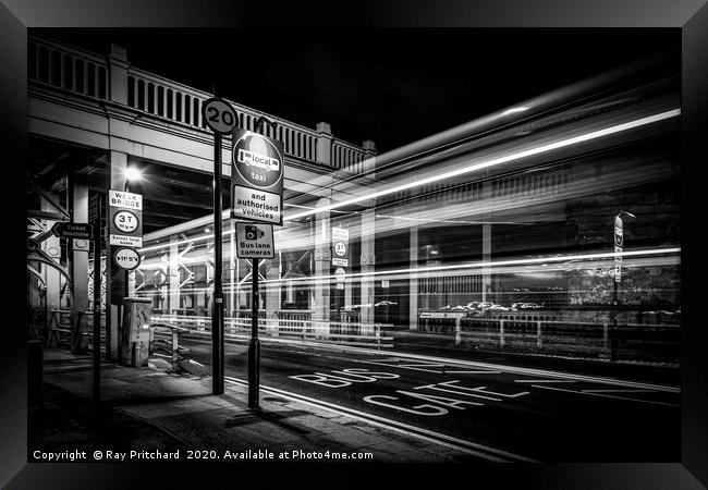 High Level Bus Framed Print by Ray Pritchard