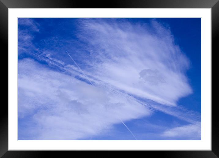 Cloud Art Framed Mounted Print by David French