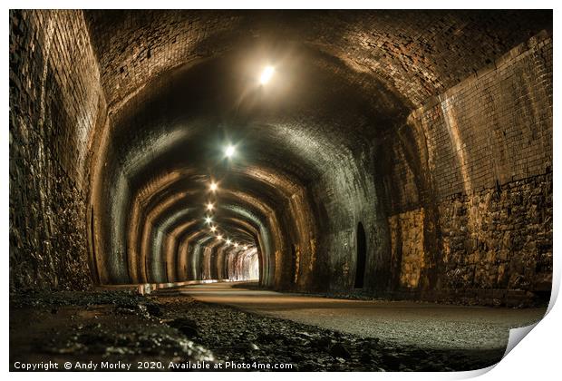 Headstone Tunnel Print by Andy Morley