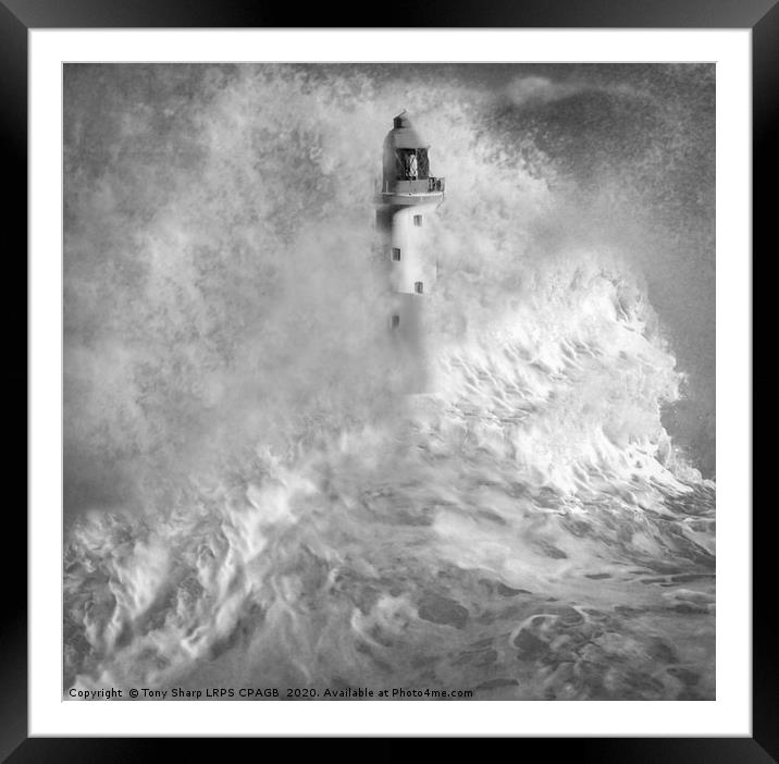 STORM FORCE 9 Framed Mounted Print by Tony Sharp LRPS CPAGB