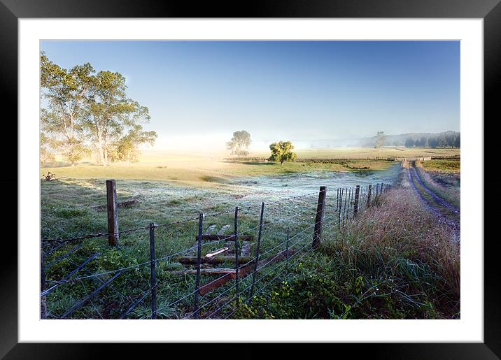 Misty morning Framed Mounted Print by Stephen Mole