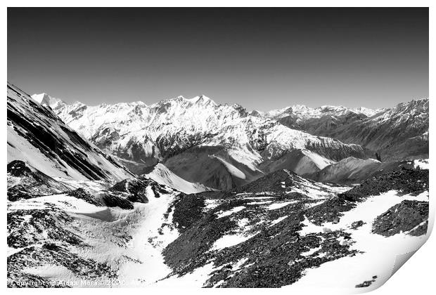 Himalayan Mountain View   Print by Aidan Moran
