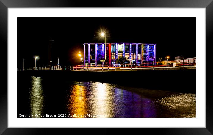 Weymouth Pavilion Framed Mounted Print by Paul Brewer