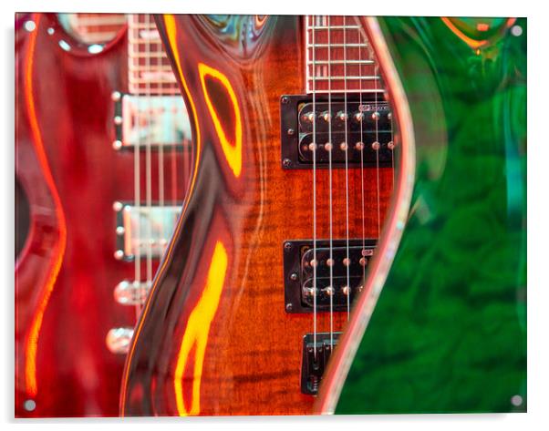 Guitar Shop Acrylic by Richard Downs