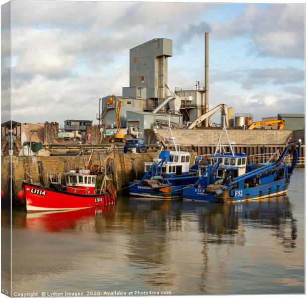 Whitstable Harbour Canvas Print by Wayne Lytton