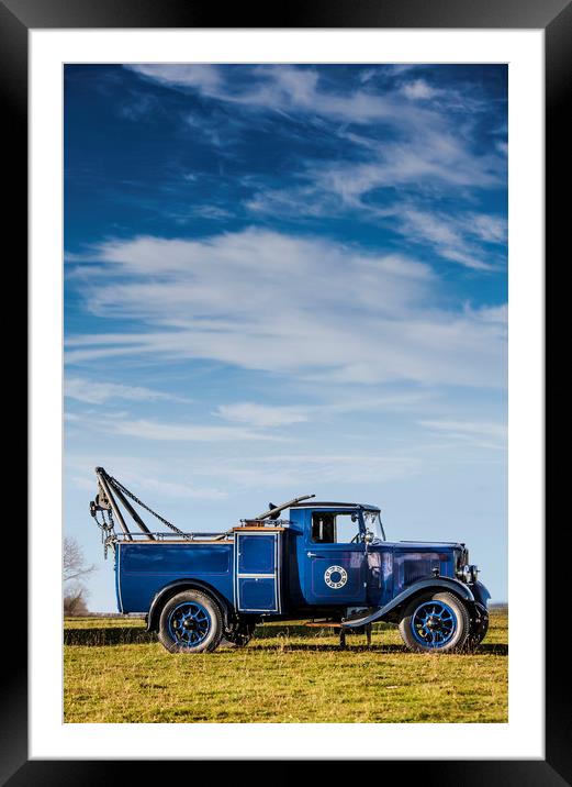 Commer Breakdown Truck 1932 Framed Mounted Print by Maggie McCall