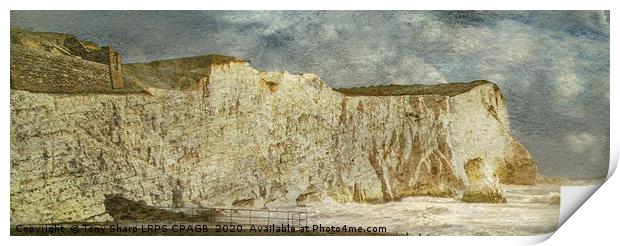 SEAFORD HEAD, EAST SUSSEX Print by Tony Sharp LRPS CPAGB