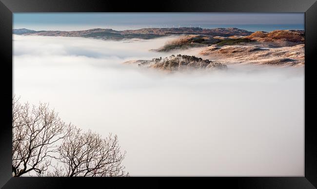 Above the clouds at Loch Awe Framed Print by George Robertson