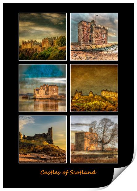 Castles of Scotland Print by Tylie Duff Photo Art
