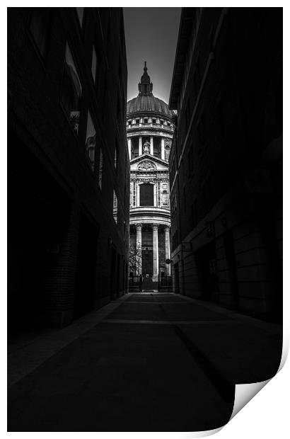 St. Paul's Cathedral London Print by Greg Marshall