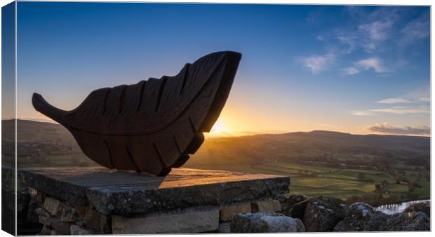Teesdale by sunset Canvas Print by Greg Marshall