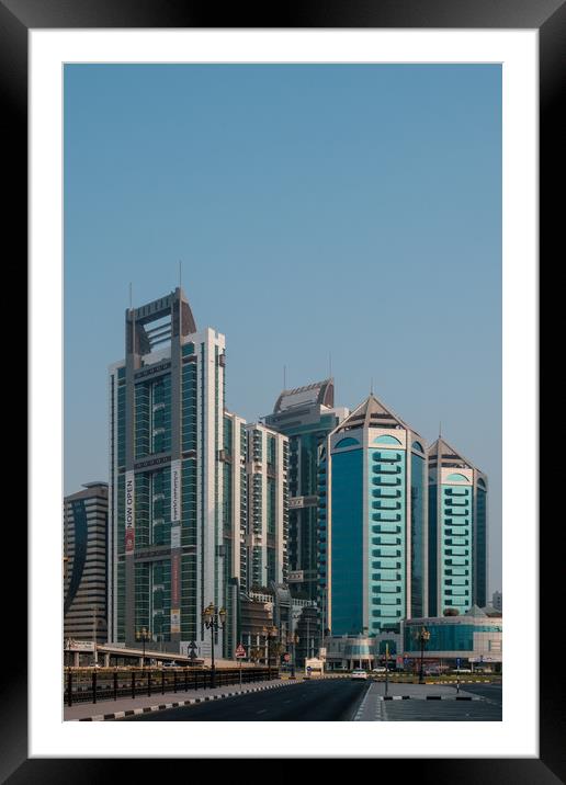 Sharjah UAE Framed Mounted Print by Greg Marshall