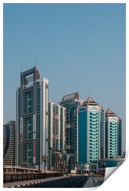Sharjah UAE Print by Greg Marshall