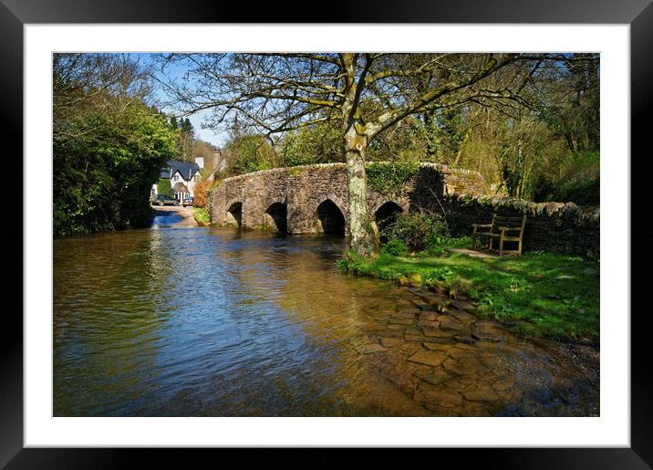 Bury Bridge & River Haddeo                      Framed Mounted Print by Darren Galpin