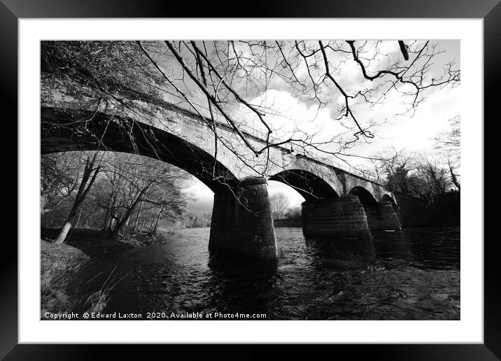 Winston Railway Bridge Framed Mounted Print by Edward Laxton