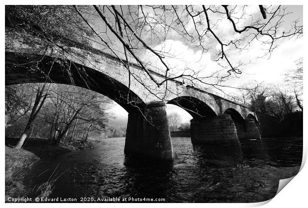 Winston Railway Bridge Print by Edward Laxton