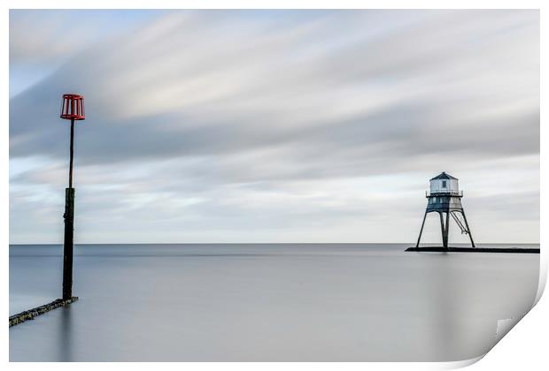 Dovercourt Lighthouse Print by Robbie Spencer