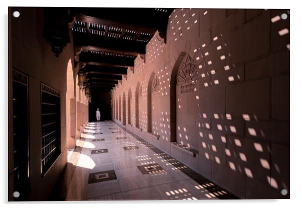 Sultan Qaboos Grand Mosque, Muscat, Oman Acrylic by Greg Marshall