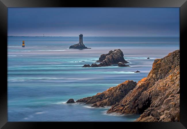 Lighthouse La Vieille, Brittany Framed Print by Arterra 
