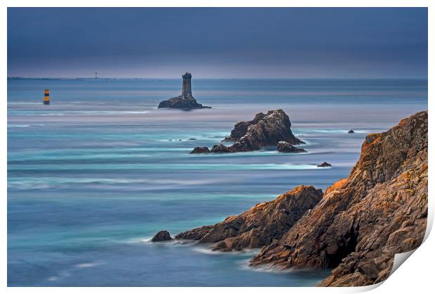 Lighthouse La Vieille, Brittany Print by Arterra 