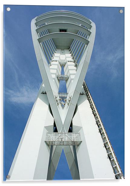 Spinnaker Tower Acrylic by Alice Gosling