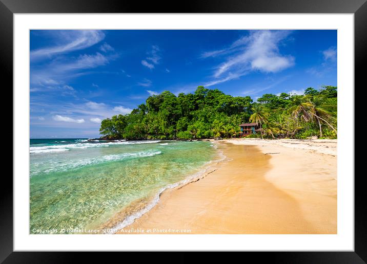 The Perfect Beach Framed Mounted Print by Daniel Lange