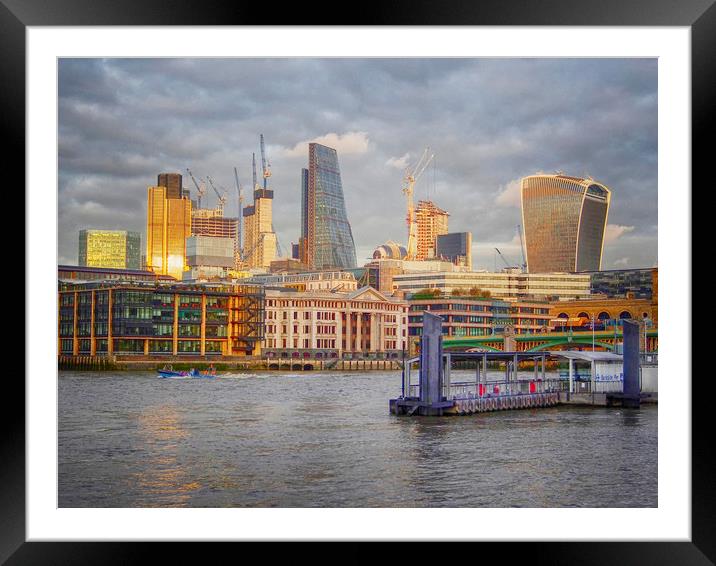 Pier View London Framed Mounted Print by Clive Eariss