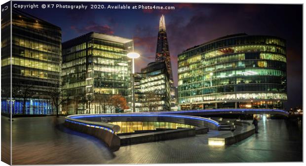 Ghosts of the Southbank Canvas Print by K7 Photography