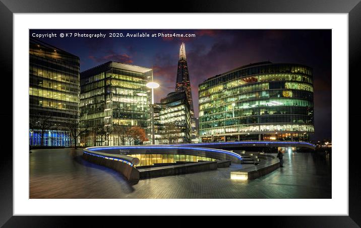 Ghosts of the Southbank Framed Mounted Print by K7 Photography