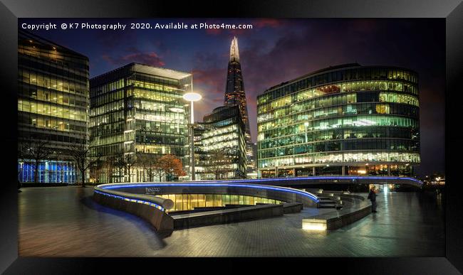 Ghosts of the Southbank Framed Print by K7 Photography