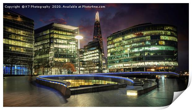 Ghosts of the Southbank Print by K7 Photography